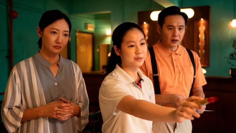 (From left) Goh, Foong and Lim play the movie’s main characters. – PIC COURTESY OF PASSIONATE WORLD