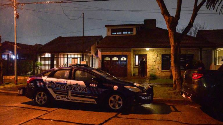 An Argentine Federal Police car is parked outside a house where an Argentine federal court ordered a raid to search for a portrait of Contessa Colleonia, a 17th-century painting by Italian artist Giuseppe Ghislandi, stolen decades ago by the Nazis, after the painting was recently spotted in a real estate listing, in the coastal city of Mar del Plata, Argentina, September 1, 2025. - REUTERSPIX