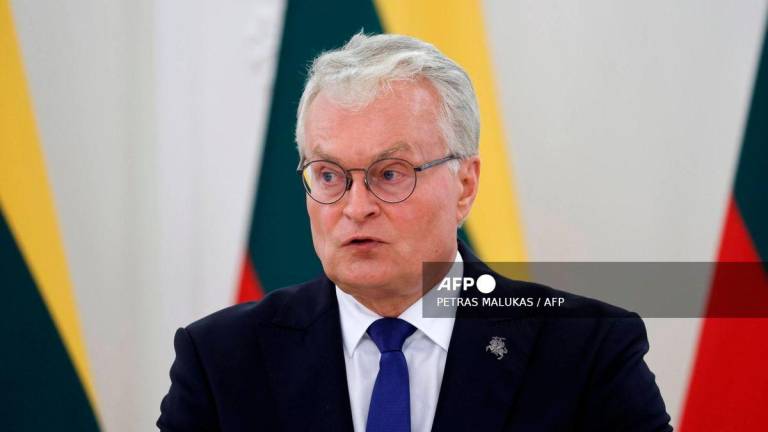 Lithuania’s President Gitanas Nauseda - (Photo by Petras Malukas / AFP)