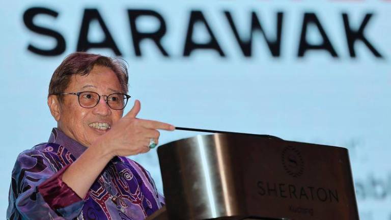 Sarawak Premier Tan Sri Abang Johari Tun Openg - BERNAMApix