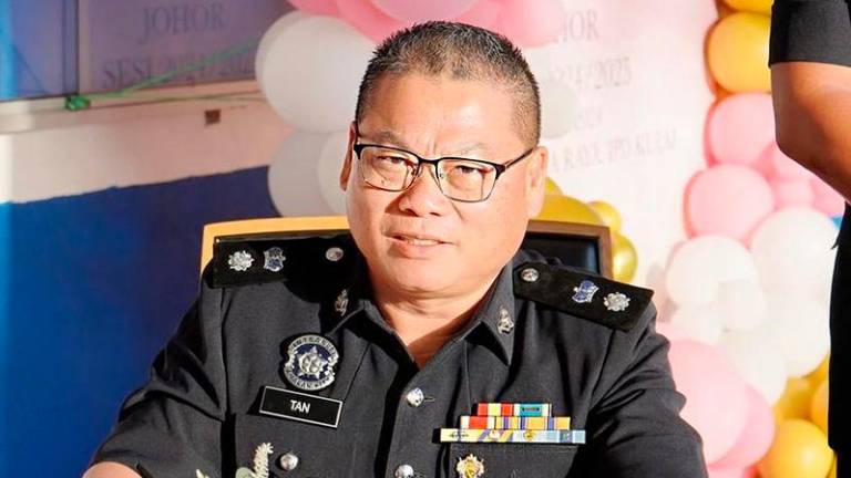 Kulai District police chief Supt Tan Seng Lee - BERNAMApix