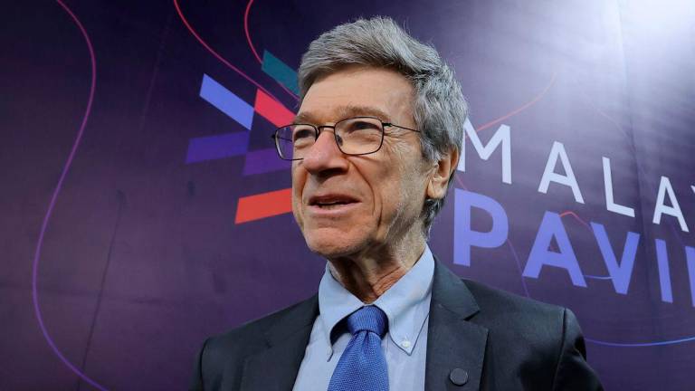 World-renowned economist Prof Jeffrey D. Sachs - BERNAMApix
