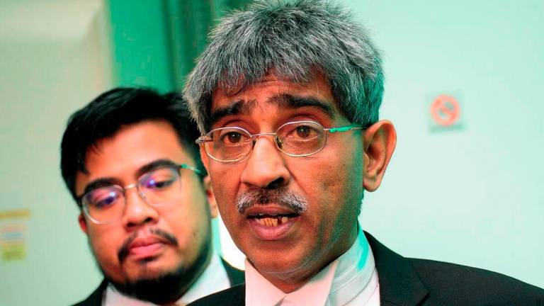 Lawyer Mohamed Haniff Khatri Abdulla. - BERNAMA