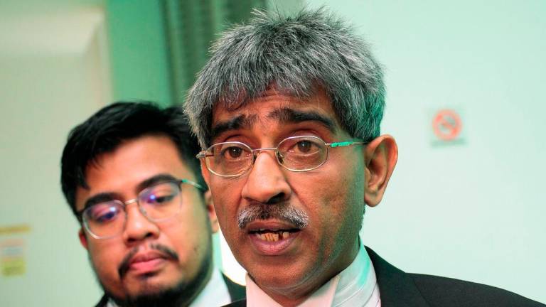 Lawyer Mohamed Haniff Khatri Abdulla. - BERNAMA