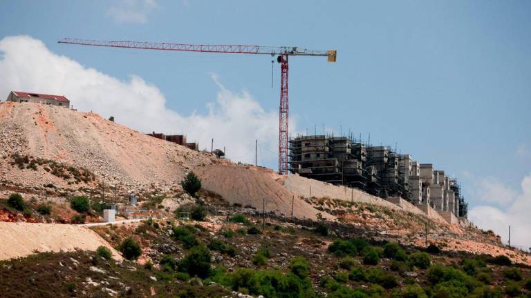 New buildings stand around the Israeli settlement of Eli near Ramallah, in the Israeli-occupied West Bank, May 30, 2025. - REUTERSPIX