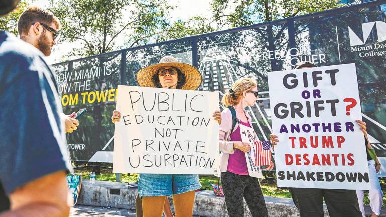 Trump’s attack on the UN may distract from the domestic turmoil and sinking approval ratings but it opens space for groups pushing for a fairer global system. – AFPpix
