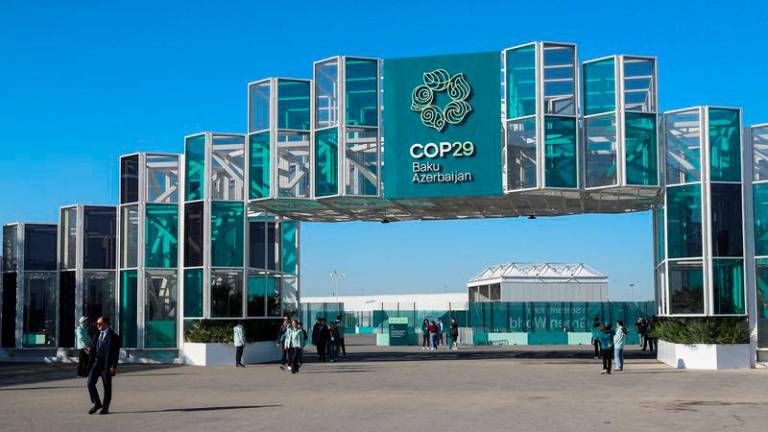 A view shows the venue of the United Nations climate change conference, known as COP29, during a media tour ahead of the summit beginning in Baku, Azerbaijan - REUTERSpix