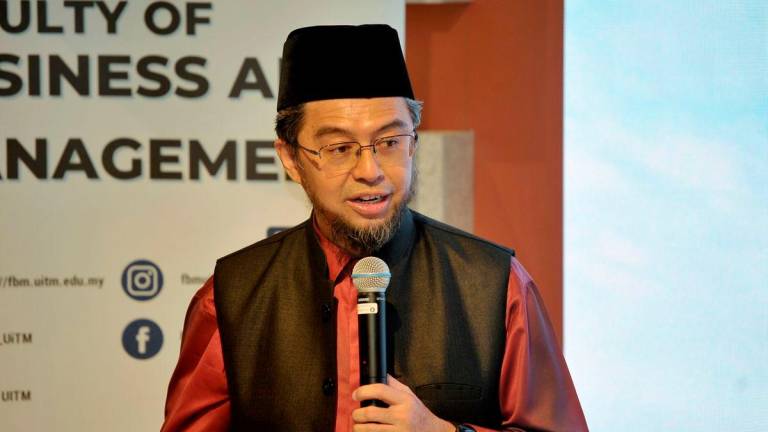 Naib Canselor UiTM Prof Datuk Dr Shahrin Sahib@Sahibuddin - fotoBERNAMA