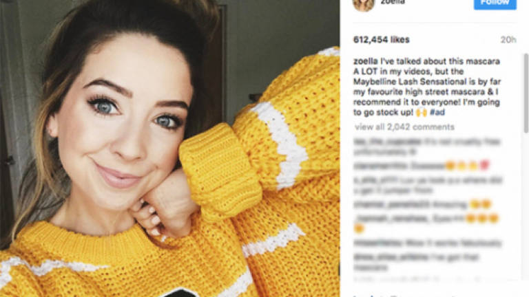 Zoella tops Forbes' list of beauty influencers