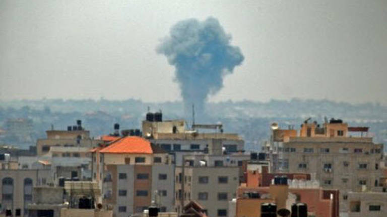 Israel hits more Hamas sites, denies ceasefire claims