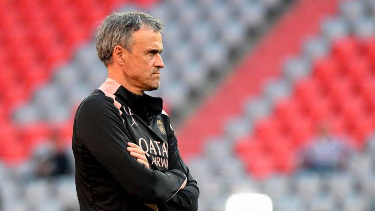 Paris Saint-Germain’s Spanish headcoach Luis Enrique attends the MD-1 training session on the eve of the UEFA Champions League final football match between Inter Milan and Paris Saint-Germain (PSG) in Munich, southern Germany, on May 30, 2025. AFPpix