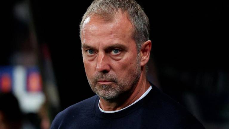 Soccer Football - UEFA Champions League - Newcastle United v FC Barcelona - St James' Park, Newcastle, Britain - September 18, 2025FC Barcelona coach Hansi Flick before the match - REUTERSPIX