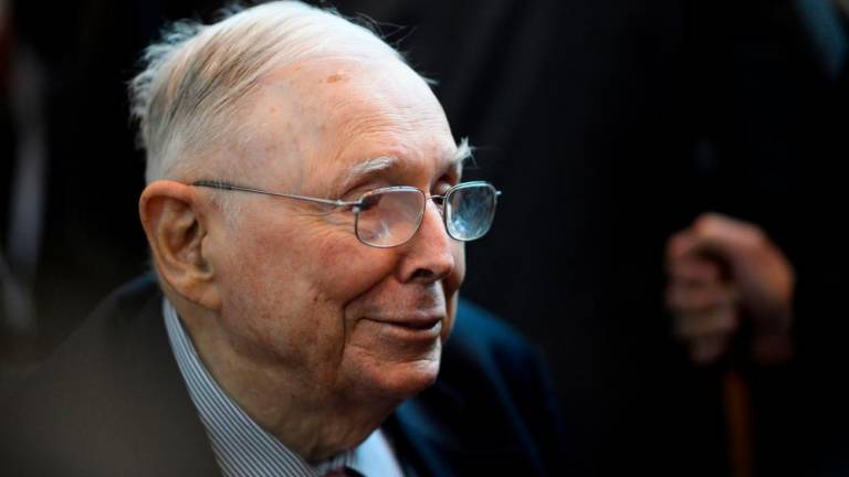 Charlie Munger, Vice Chairman of Berkshire Hathaway, attends the annual Berkshire shareholders meeting in Omaha, Nebraska, on May 3, 2019. Munger died on November 28, 2023, at the age of 99, according to US media reports/BERNAMAPix