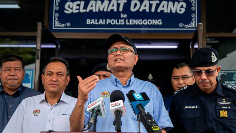Timbalan Menteri Dalam Negeri merangkap Yang Dipertua PEMADAM Kebangsaan Datuk Seri Dr Shamsul Anuar Nasarah - fotoBERNAMA
