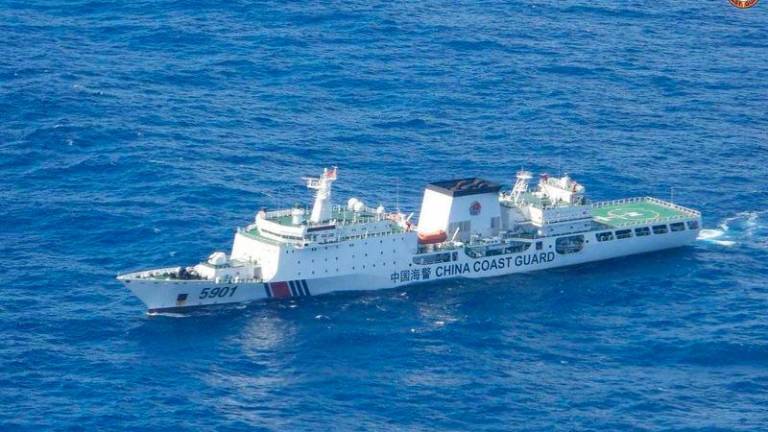 Chinese Coast Guard ship 5901 sailing in the South China Sea - AFPpix