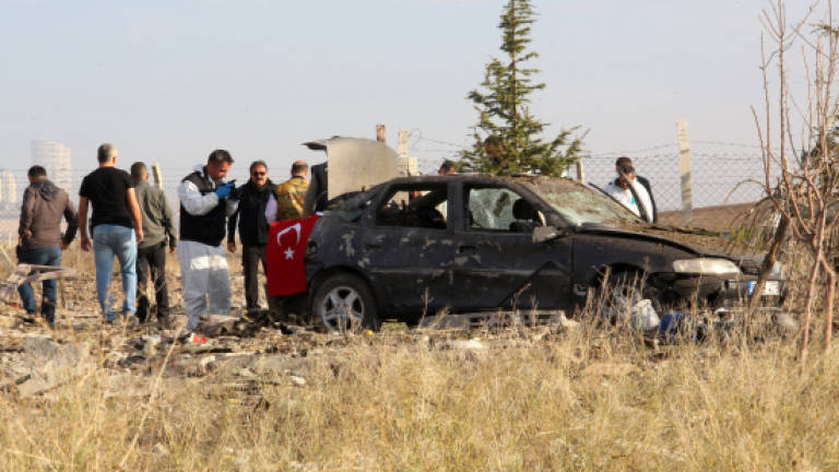 'Huge disaster' averted in Turkey as suspects blow themselves up