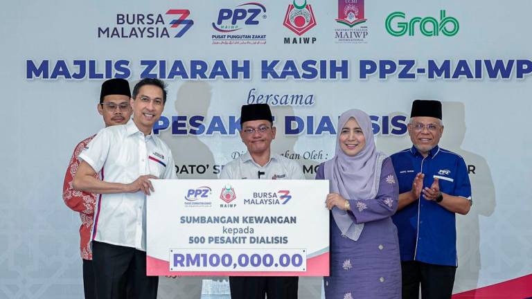 Bursa Malaysia, Grab channel zakat to aid 500 kidney patients