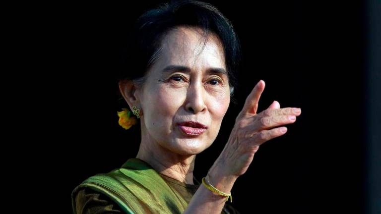 Aung San Suu Kyi – REUTERS/Cathal McNaughton/Files