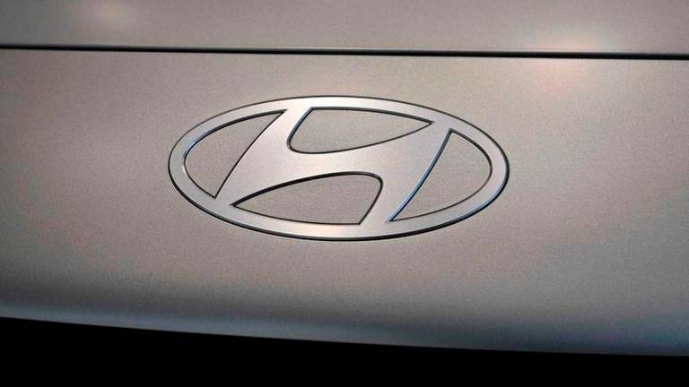 Hyundai Motor Logo - AFPpix