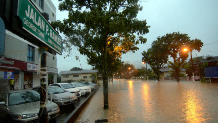 Flash floods hit several areas in Penang following downpour