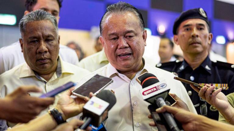 Minister Datuk Seri Alexander Nanta Linggi. Bernamapix