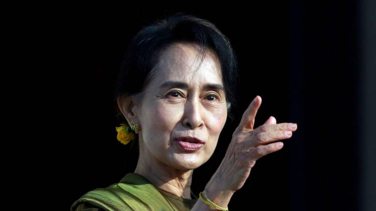 Aung San Suu Kyi – REUTERS/Cathal McNaughton/Files