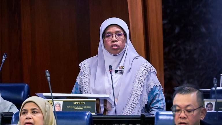 Housing and Local Government deputy minister Datuk Aiman Athirah Sabu - Photo by BERNAMA