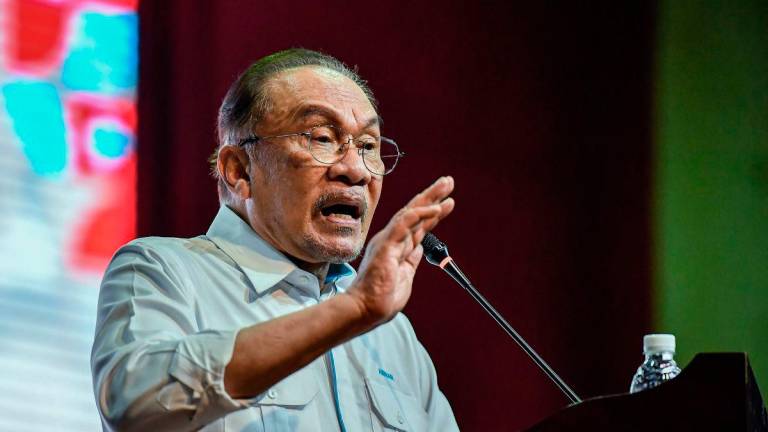 Perdana Menteri yang juga Presiden Parti Keadilan Rakyat (PKR) Datuk Seri Anwar Ibrahim - BERNAMA