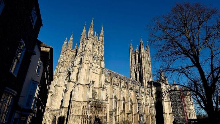 Canterbury Cathedral is seen in Canterbury, southern Britain, January 15, 2016. - REUTERSPIX