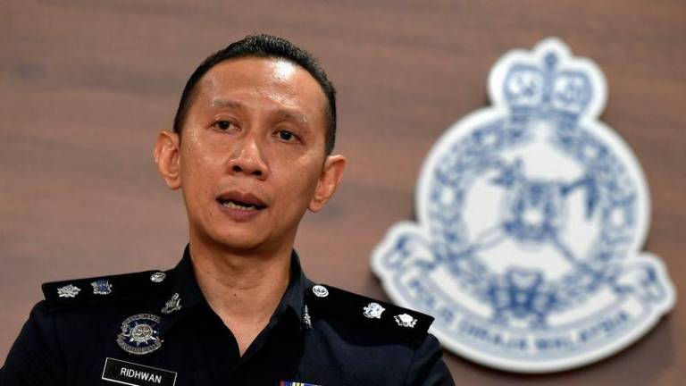 Ketua Polis Daerah Kuala Langat Supt Ahmad Ridhwan Mohd Nor @ Saleh - fotoBERNAMA