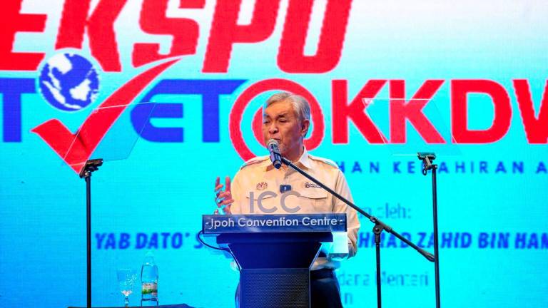 Deputy Prime Minister Datuk Seri Dr Ahmad Zahid Hamidi - BERNAMAPIX