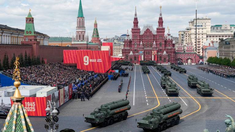 A view shows Red Square during a military parade on Victory Day, marking the 80th anniversary of the victory over Nazi Germany in World War Two, in central Moscow, Russia, May 9, 2025.REUTERSpix