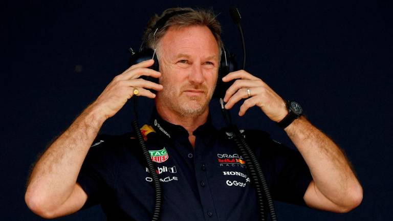 Red Bull team principal Christian Horner before practice. - REUTERS/Stephanie Lecocq/File Photo