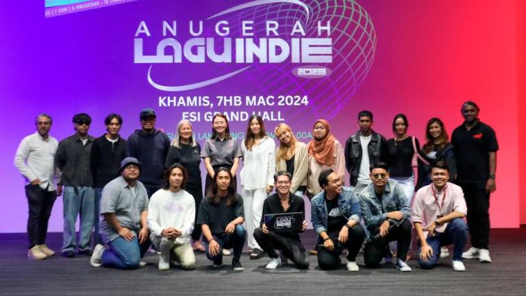The finalists of the Anugerah Lagu Indie 2023. – PICS BY AMIRUL SYAFIQ /THESUN