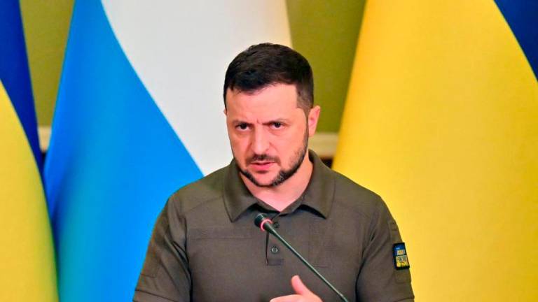 Ukrainian President Volodymyr Zelensky - AFPpix