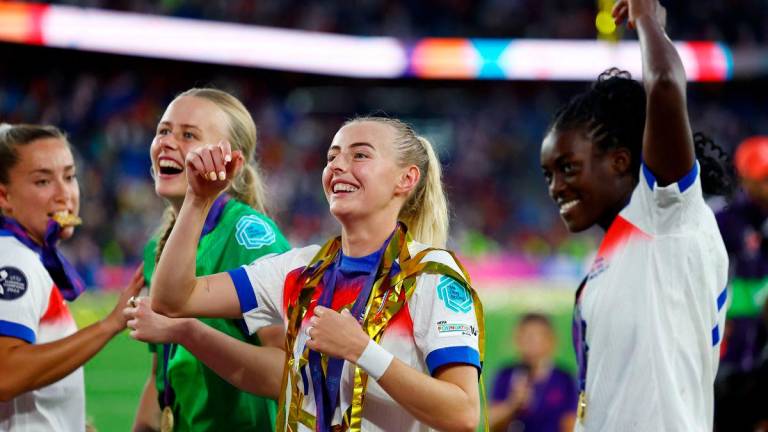 England’s Chloe Kelly celebrates after winning the UEFA Women’s Euro 2025 - REUTERS