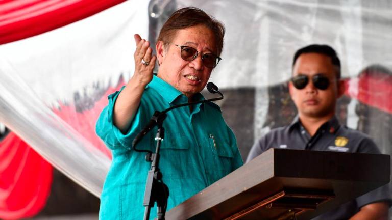 Sarawak Premier Tan Sri Abang Johari Tun Openg - BERNAMAPIX