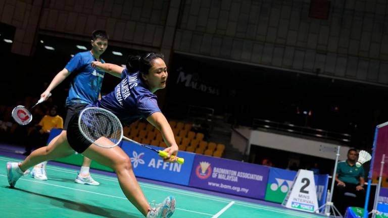 National shuttlers Lim Chiew Sien and Wong Tien Ci - BERNAMAPIX