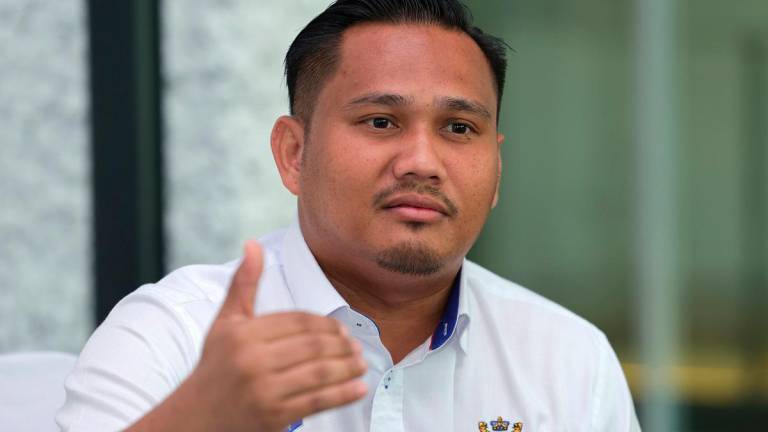 Pengerusi Jawatankuasa Kerja Raya, Pengangkutan, Infrastruktur dan Komunikasi Johor, Mohamad Fazli Mohamad Salleh. - fotoBERNAMA
