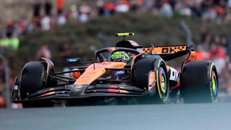 Formula One F1 - Dutch Grand Prix - Circuit Zandvoort, Zandvoort, Netherlands - August 29, 2025McLaren's Lando Norris during practice - REUTERSPIX