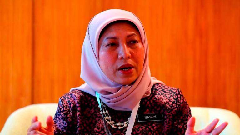 Datuk Seri Nancy Shukri- BERNAMA