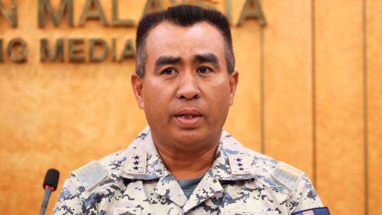 Pemangku Ketua Pengarah Maritim Malaysia Laksamana Madya Maritim Datuk Saiful Lizan Ibrahim - fotoBERNAMA