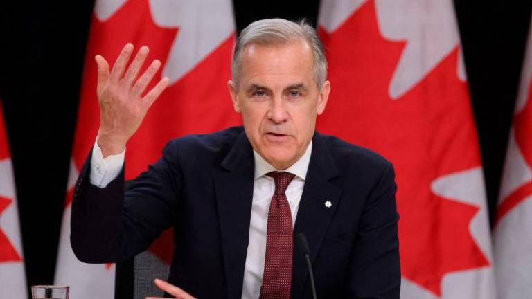 Canada’s Prime Minister Mark Carney speaks at a press conference in Ottawa, Ontario, on May 2, 2025. AFPpix