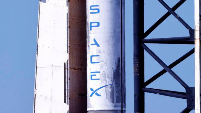 SpaceX's Falcon 9 rocket, is prepared for carrying NASA's Crew-10 astronauts to the International Space Station at the Kennedy Space Center in Cape Canaveral, Florida, U.S., March 14, 2025. - REUTERSPIX