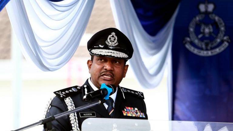 Selangor Police Chief Datuk Hussein Omar Khan - BERNAMApix
