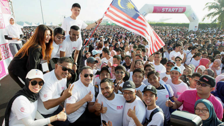 Over 40,000 youths join Malaysian United Run 2017
