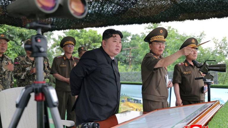North Korean leader Kim Jong Un - AFP PHOTO/KCNA VIA KNS