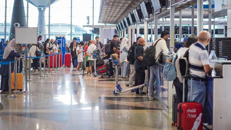 Gambar Hiasan sahaja: KLIA - Adib Rawi Yahya / THESUNFOTO
