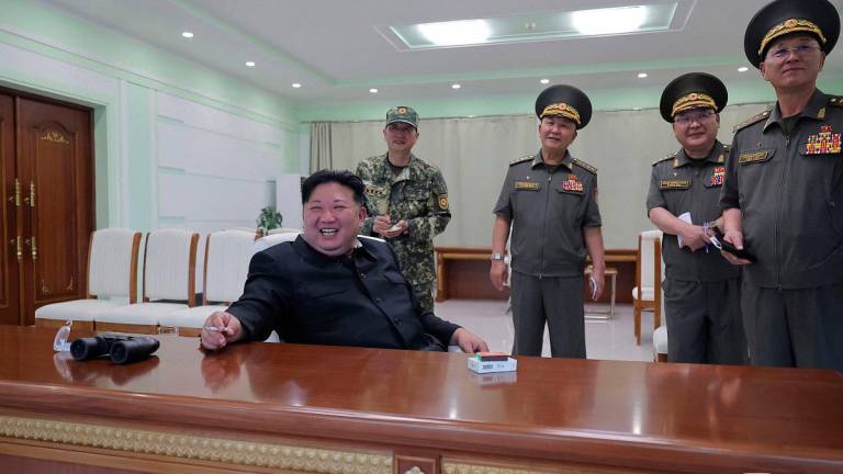 North Korean leader Kim Jong Un. - AFP PHOTO/KCNA VIA KNS
