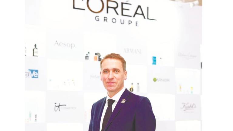Hruska says L’Oreal Malaysia is the market leader but still sees ‘a lot of room to grow’.
